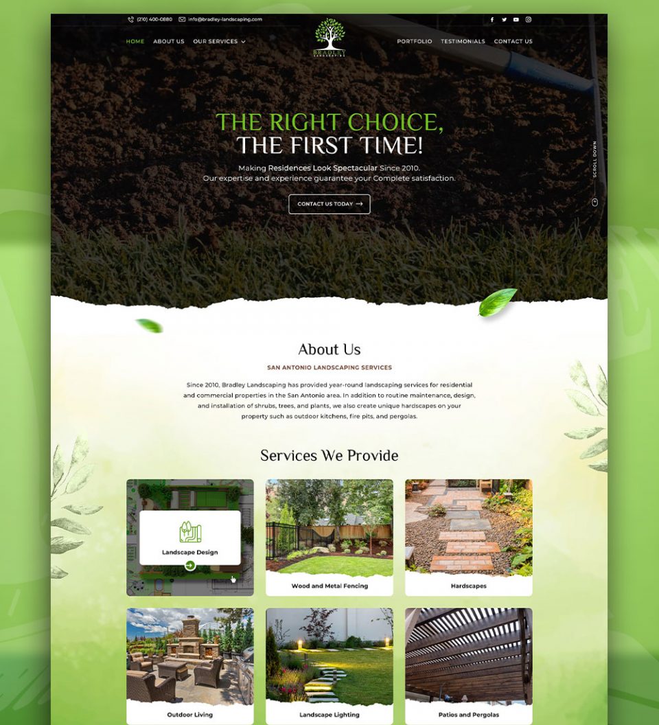 Bradley Landscaping Featured