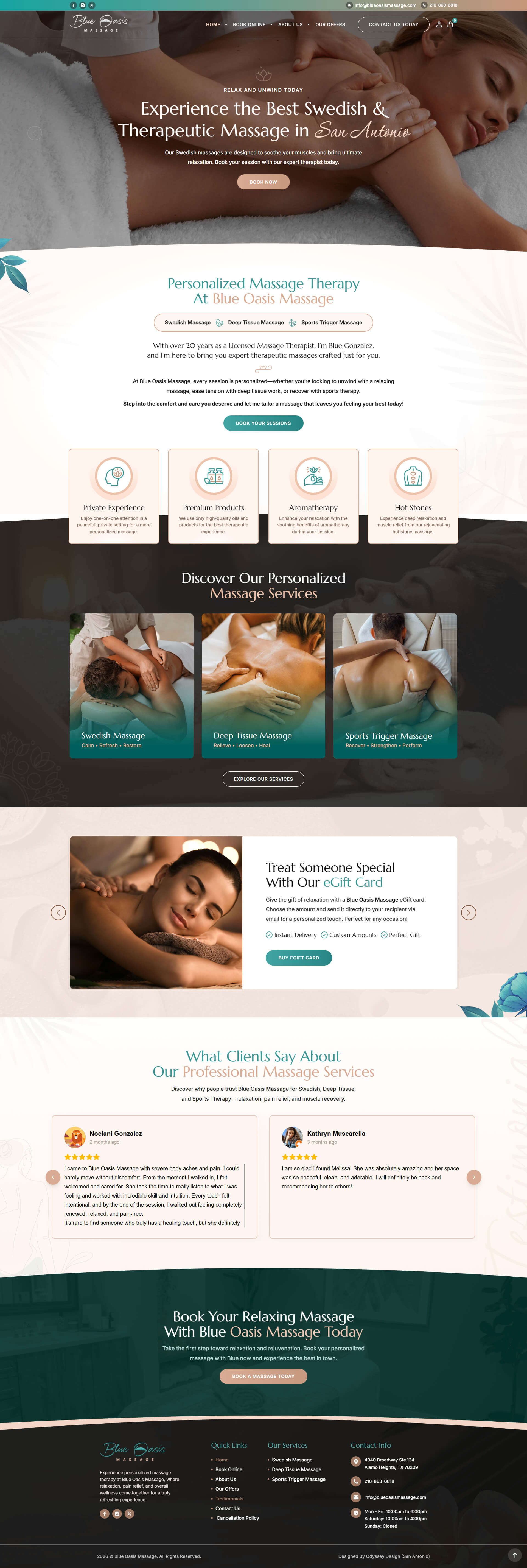 Blue Oasis Massage
